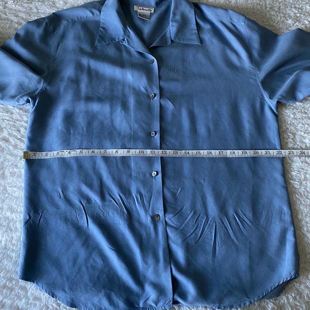 Talbot Silk Button Down - image 6